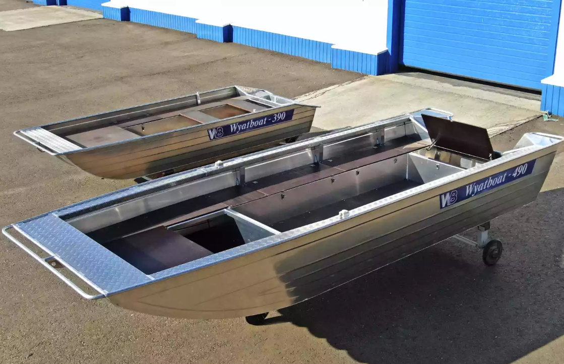Алюминиевая лодка Wyatboat-490 Jonboat в Саранске