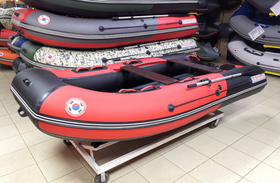 КОМПЛЕКТ Лодка MISHIMO PRO 350 + ЛОДОЧНЫЙ МОТОР MARLIN MP 9.9 (20) AMHS PRO в Саранске