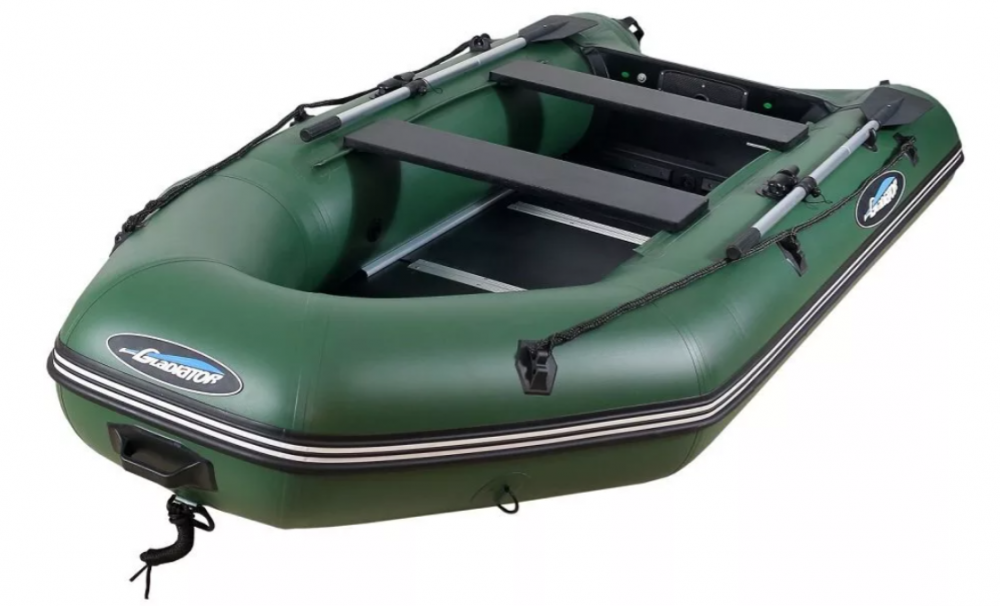 МОТОРНО-ГРЕБНАЯ ЛОДКА ПВХ GLADIATOR А 340 ТК С ФАНЕРНЫМ ПОЛОМ в Саранске