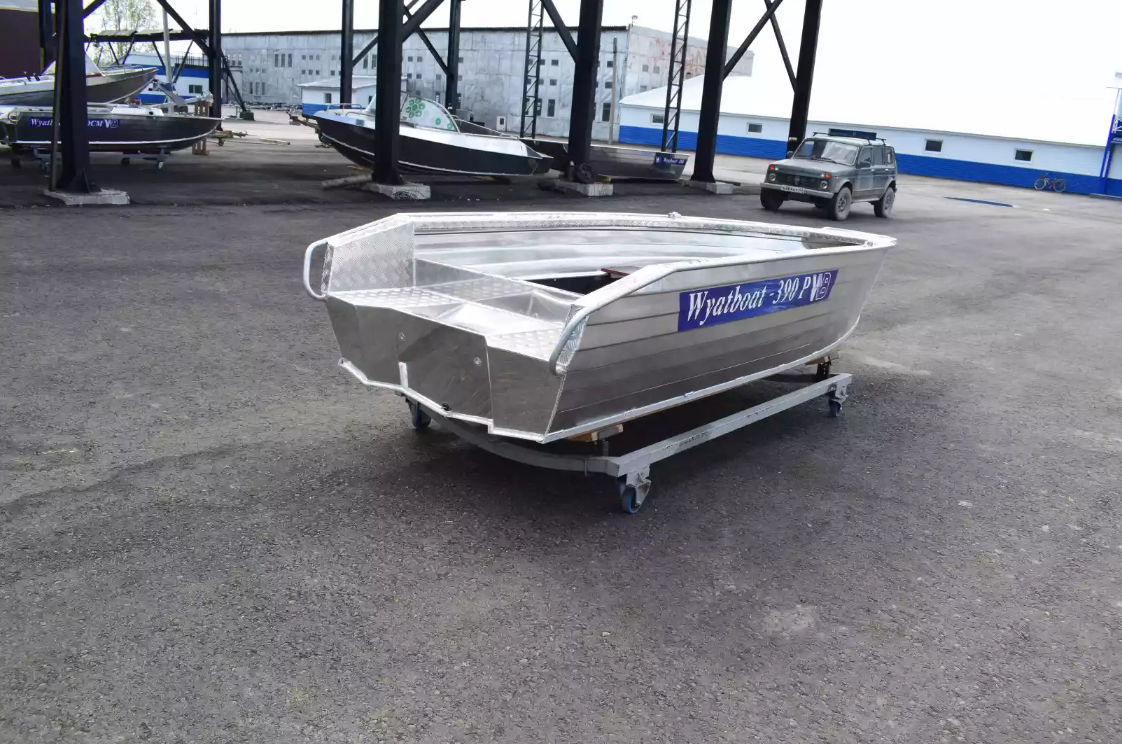 Алюминиевая лодка Wyatboat-390Р Увеличенный борт в Саранске