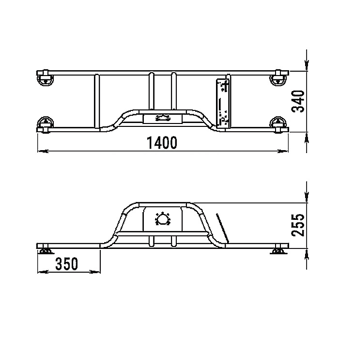 Стойка рулевая с бортовым креплением малая в Саранске