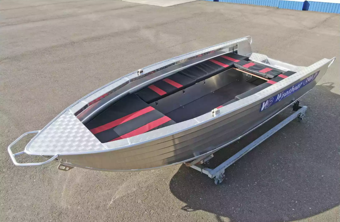 Алюминиевая лодка Wyatboat-390РМ увеличенный борт в Саранске