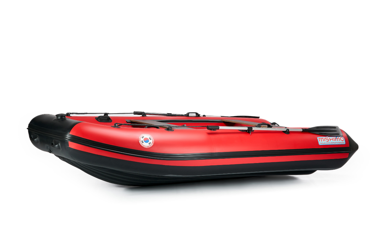 КОМПЛЕКТ ЛОДКА MISHIMO RAPID 380 PRO+ ЛОДОЧНЫЙ МОТОР MARLIN MP 9.9 (20) AMHS PROLINE FORCE в Саранске