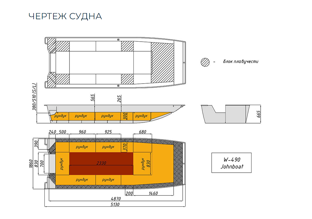 Алюминиевая лодка Wyatboat-490 Jonboat в Саранске