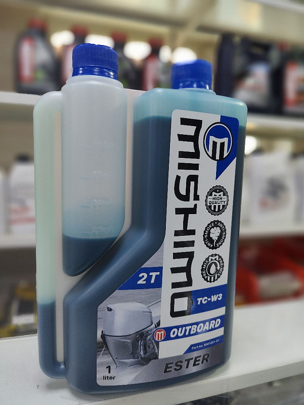 Масло MISHIMO 2T OUTBOARD (ESTER) полусинтетика 1 л в Саранске