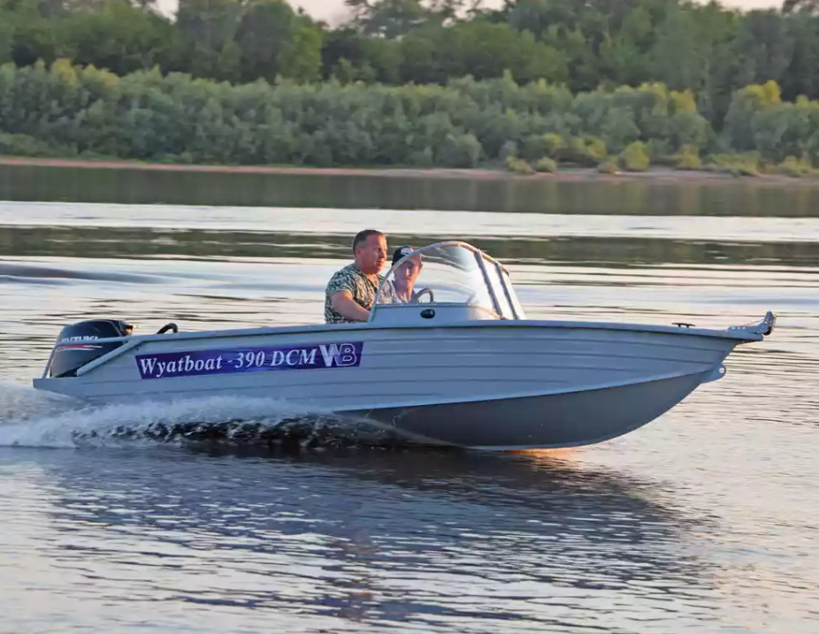 Алюминиевая лодка Wyatboat-390 DCM в Саранске