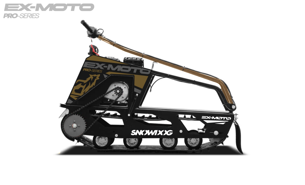 Мотобуксировщик EX-MOTO SNOWDOG S380 8л.с. в Саранске