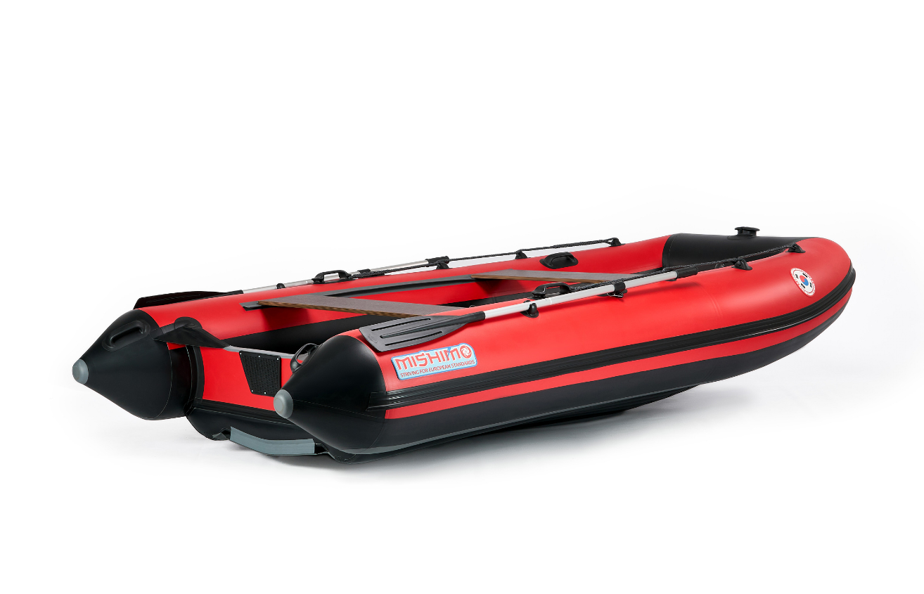 КОМПЛЕКТ ЛОДКА MISHIMO RAPID 380 PRO+ ЛОДОЧНЫЙ МОТОР MARLIN MP 9.9 (20) AMHS PROLINE FORCE в Саранске