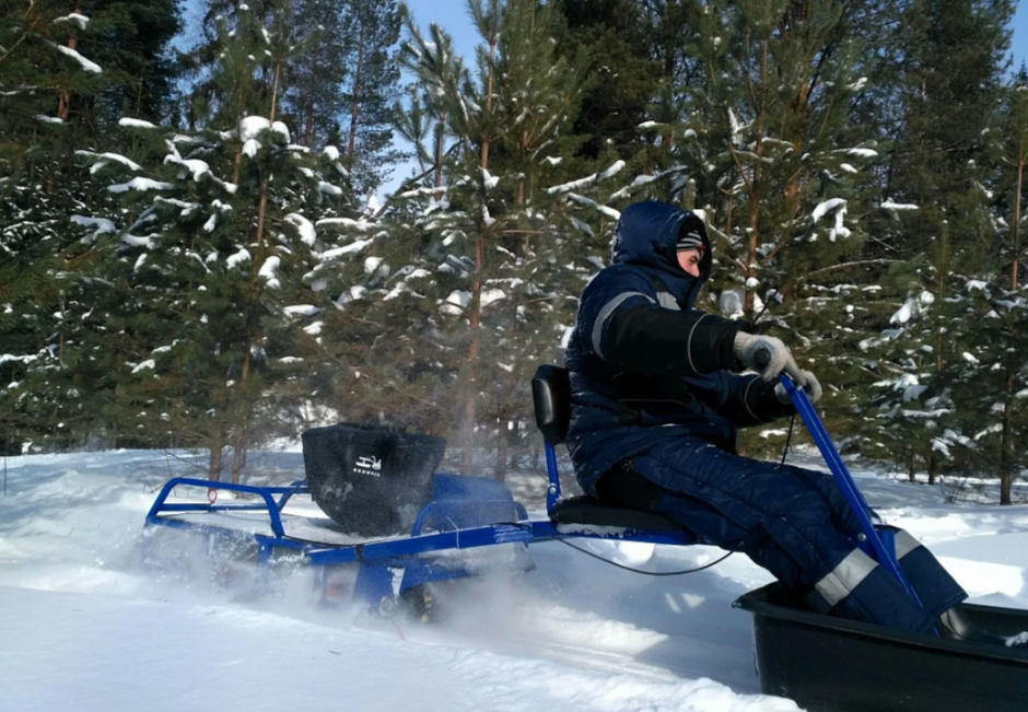 Мотобуксировщик толкач Альбатрос-XL8 с модулем. Без фары, тележки в Саранске