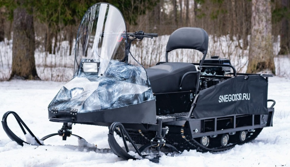 Миниснегоход Бурлак Егерь Экспедитор 15 л.с. , реверс, тормоз, капот белый в Саранске
