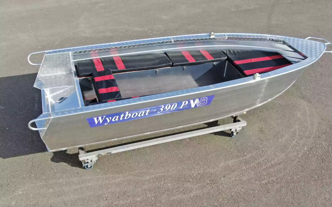 Алюминиевая лодка Wyatboat-390РМ увеличенный борт в Саранске