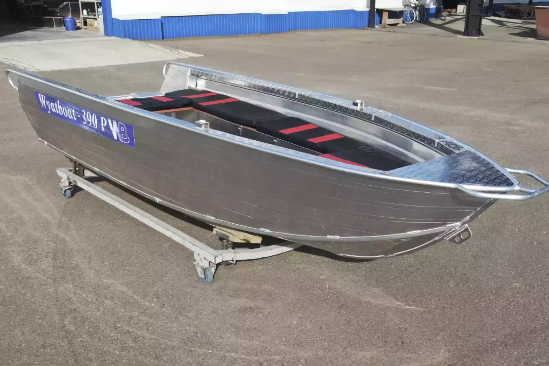 Алюминиевая лодка Wyatboat-390РМ увеличенный борт в Саранске
