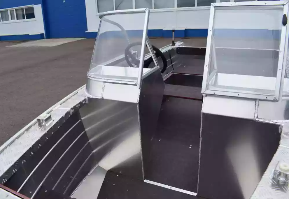 Алюминиевая лодка Wyatboat-390 DCM Увеличенный борт в Саранске