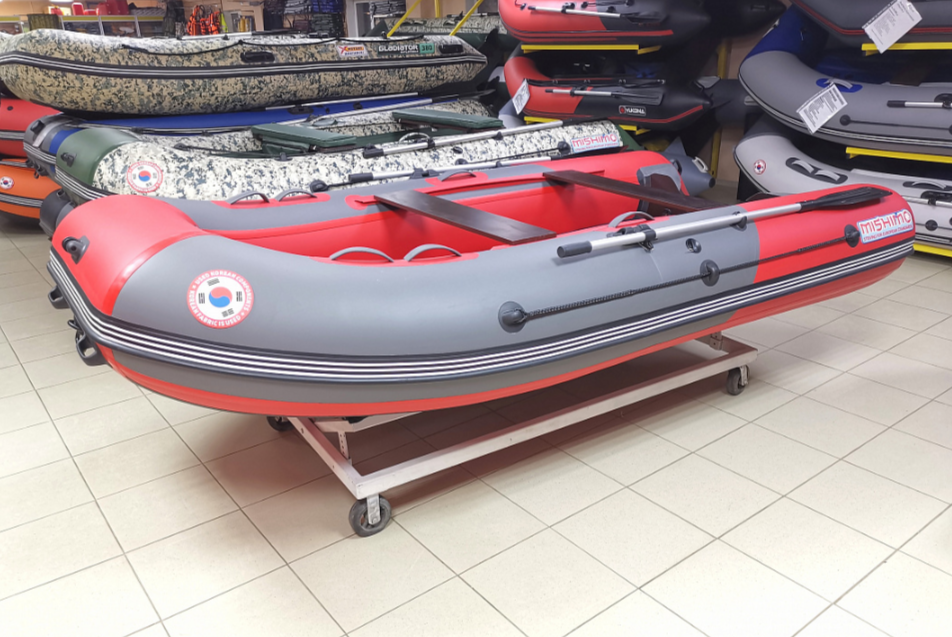 КОМПЛЕКТ Лодка MISHIMO PRO 350 + ЛОДОЧНЫЙ МОТОР MARLIN MP 9.9 (20) AMHS PRO в Саранске
