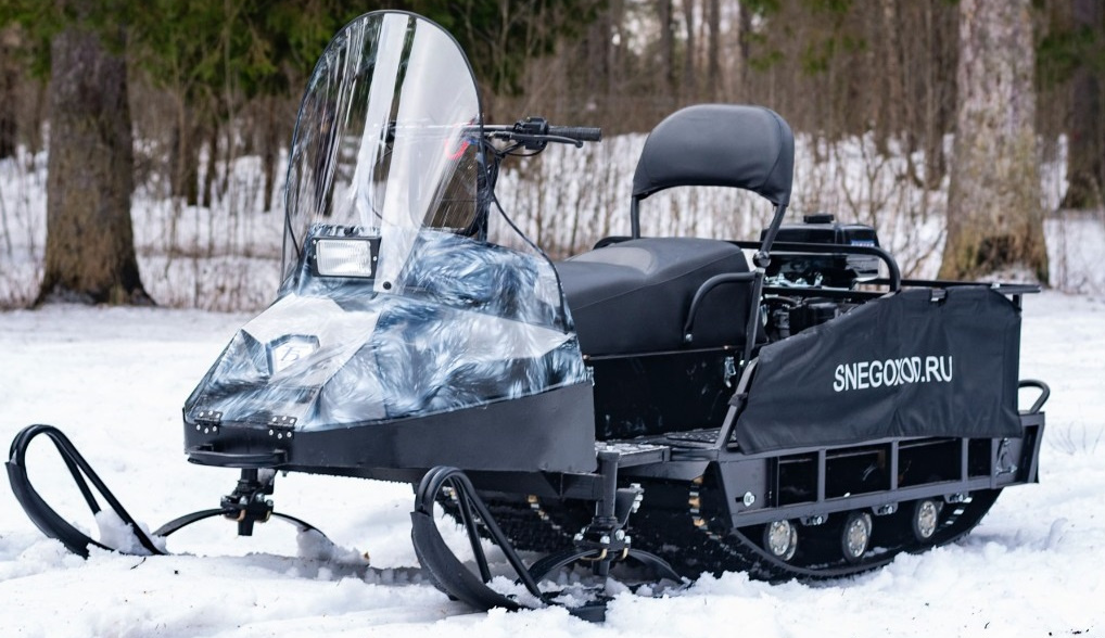 Миниснегоход Бурлак Егерь Экспедитор 15 л.с. , реверс, тормоз, капот белый в Саранске