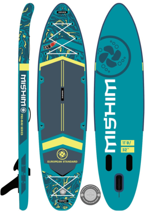 SUP (САП) Доска MISHIMO PRO-MAX Light Teal 11’ (335см) в Саранске