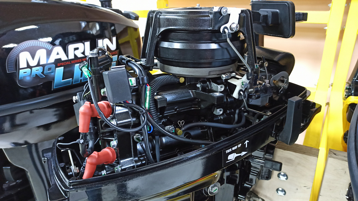 КОМПЛЕКТ Лодка MISHIMO PRO 350 + ЛОДОЧНЫЙ МОТОР MARLIN MP 9.9 (20) AMHS PRO в Саранске