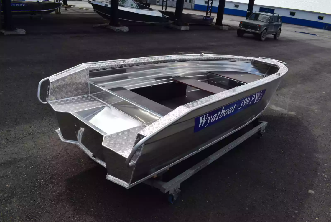 Алюминиевая лодка Wyatboat-390Р Увеличенный борт в Саранске