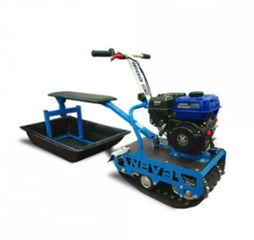 Мотобуксировщик НЕВА МС-1К с санями и сиденьем в Саранске