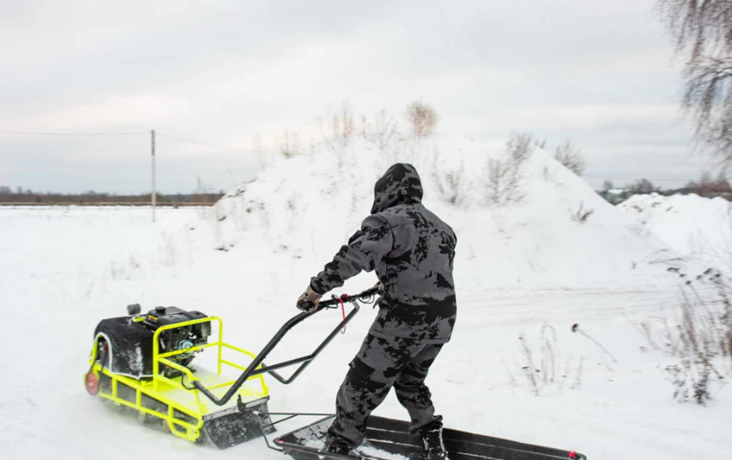 Мотобуксировщик Бурлак ХОЗЯИН-1 (капот металл) в Саранске