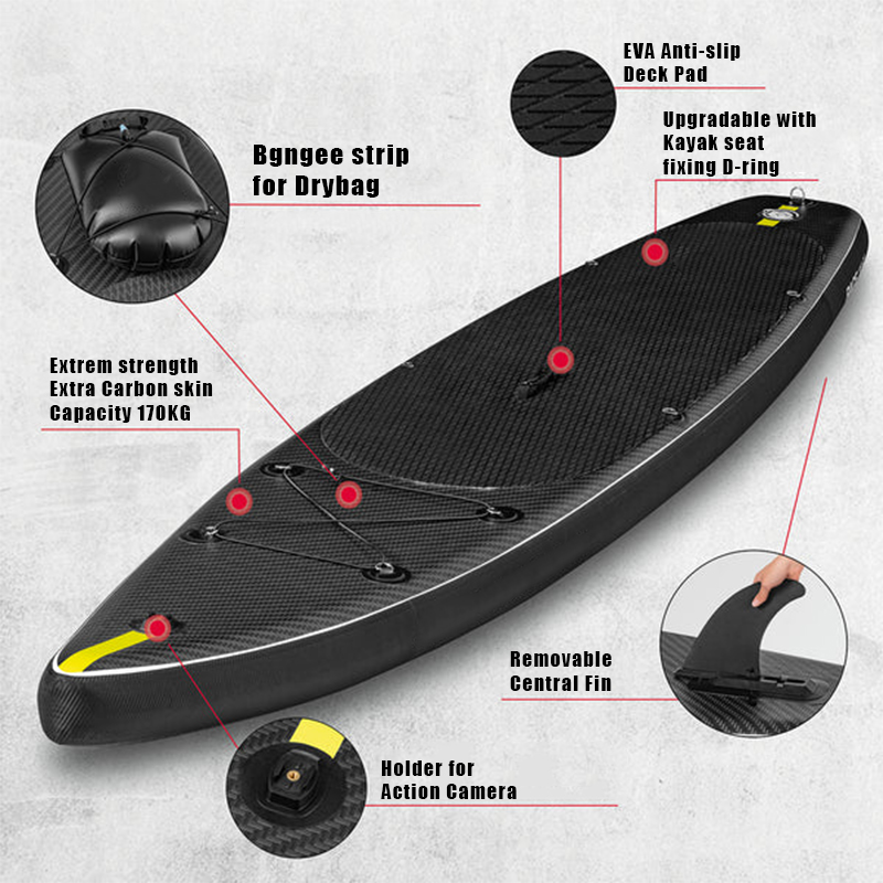 SUP (САП) ДОСКА MISHIMO CARBON DARKSIDE 11’ (335СМ) в Саранске