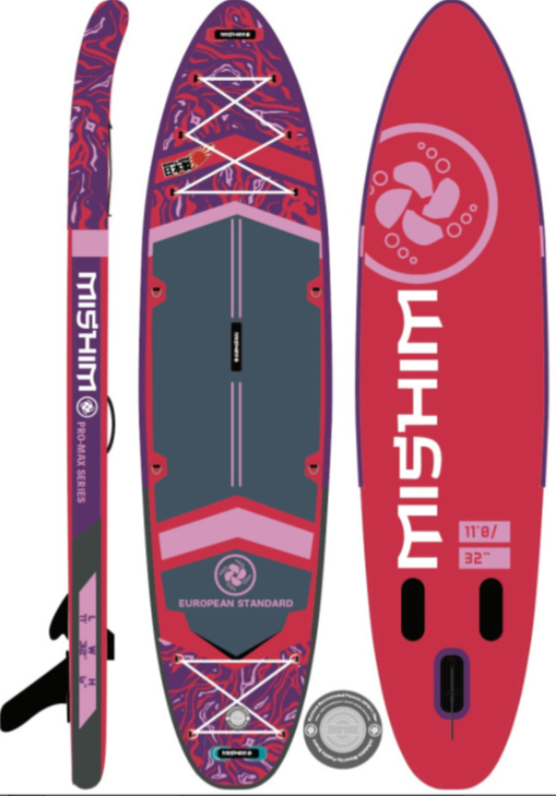 SUP (САП) Доска MISHIMO PRO-MAX Viva Magenta 10.8’ (330см) в Саранске