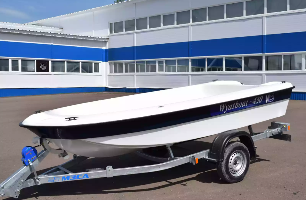 Стеклопластиковая лодка Wyatboat 430 тримаран в Саранске