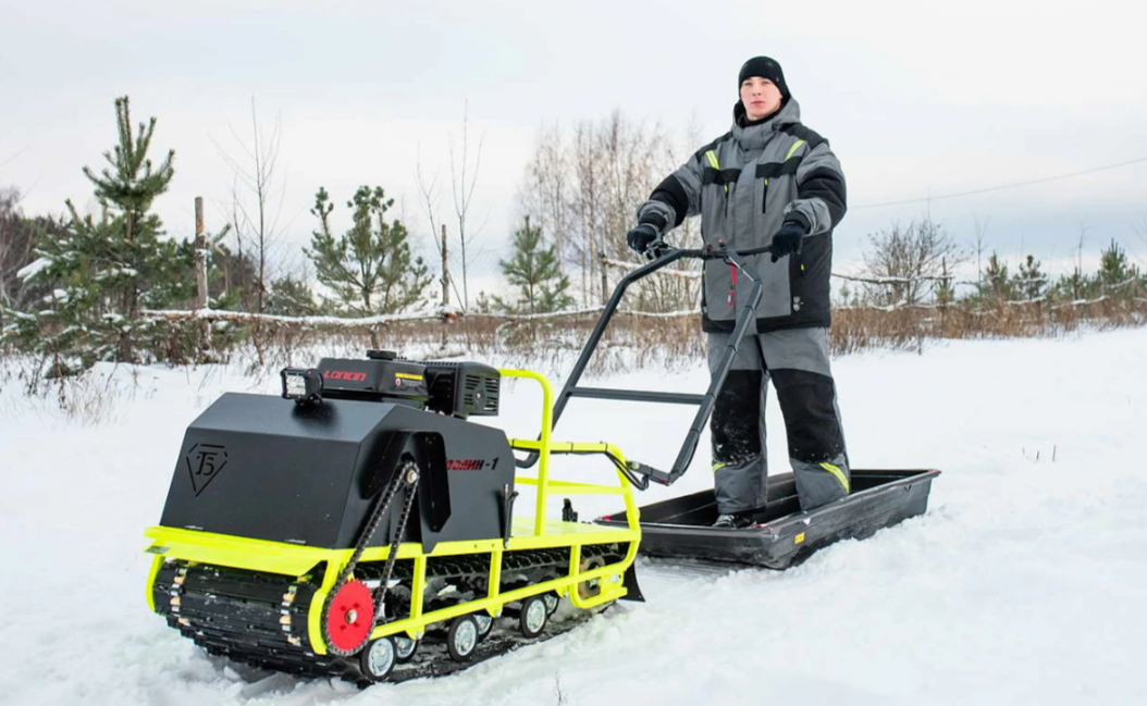 Мотобуксировщик Бурлак ХОЗЯИН-1 (капот металл) в Саранске