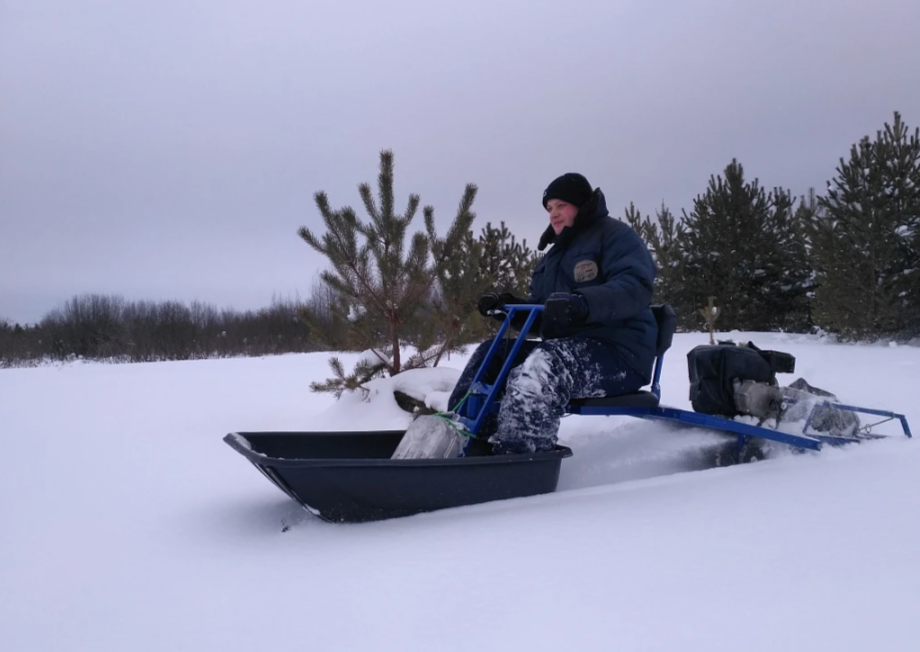 Мотобуксировщик толкач Альбатрос-XL8 с модулем. Без фары, тележки в Саранске