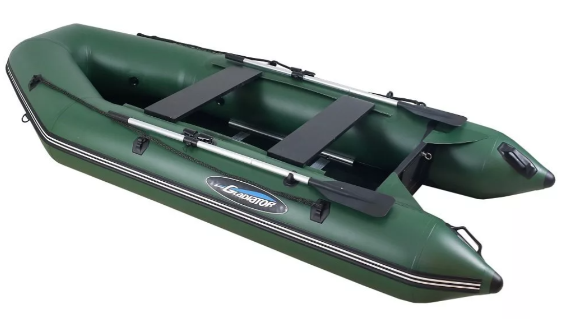 МОТОРНО-ГРЕБНАЯ ЛОДКА ПВХ GLADIATOR А 340 ТК С ФАНЕРНЫМ ПОЛОМ в Саранске