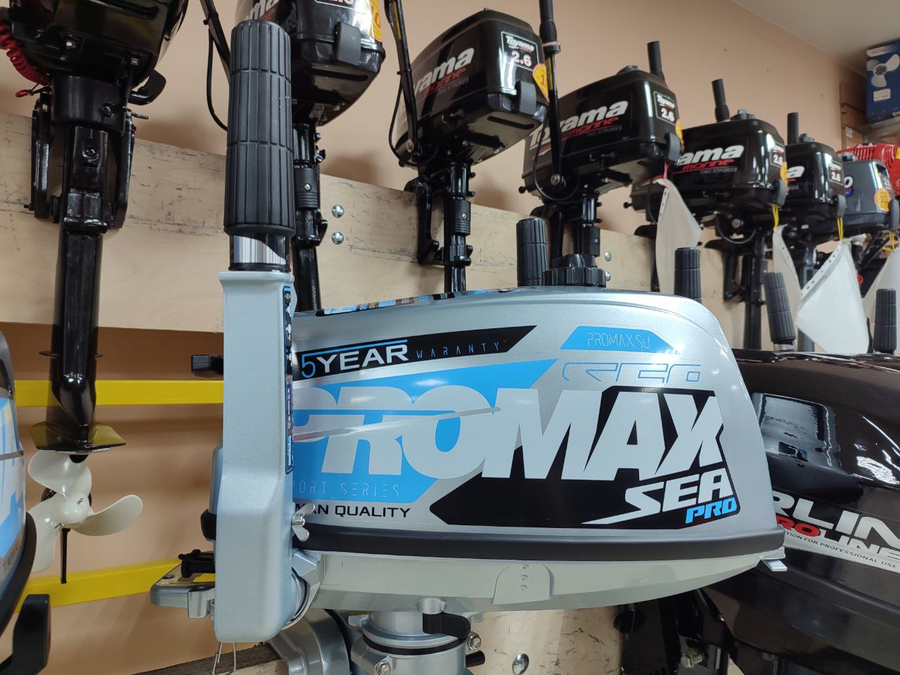 Лодочный мотор PROMAX SP5FHS (внешний бак 12 л) в Саранске