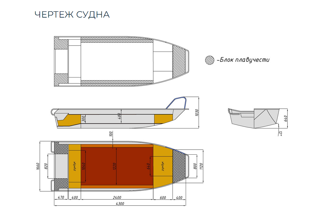 Алюминиевая лодка  Wyatboat-430 Master в Саранске