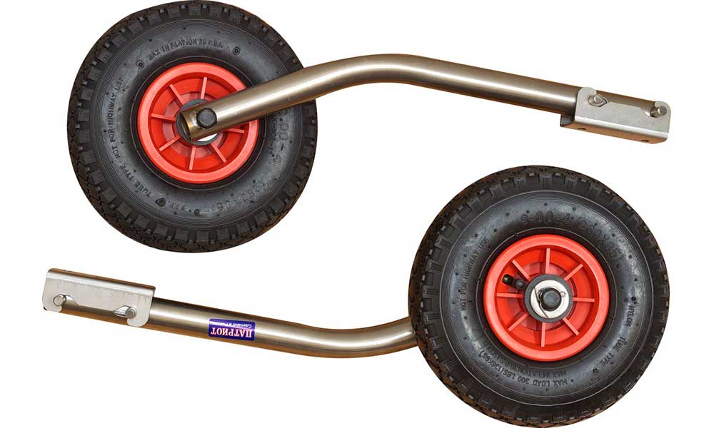 Транцевые колеса модульные удлиненные из нержавеющей стали в Саранске