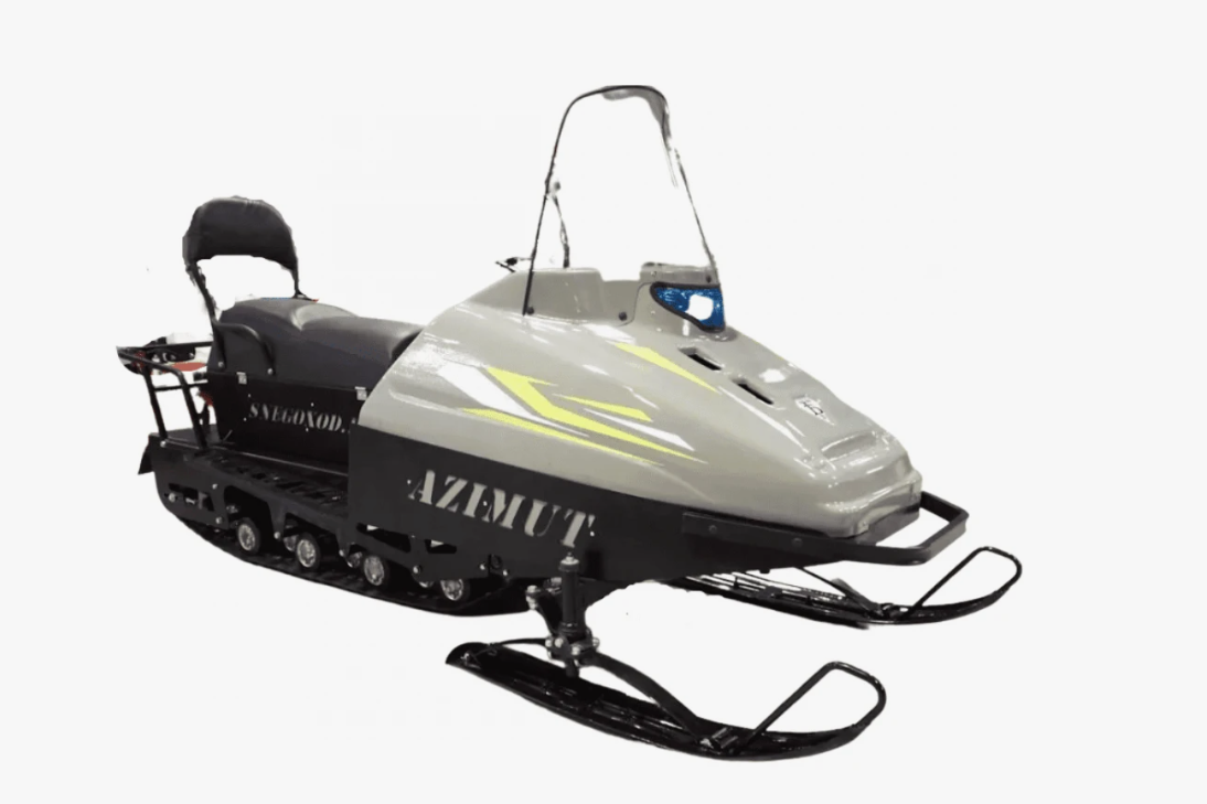 Миниснегоход Бурлак Азимут 20 л.с. , эл.запуск, реверс, тормоз гидравл, капот серый в Саранске