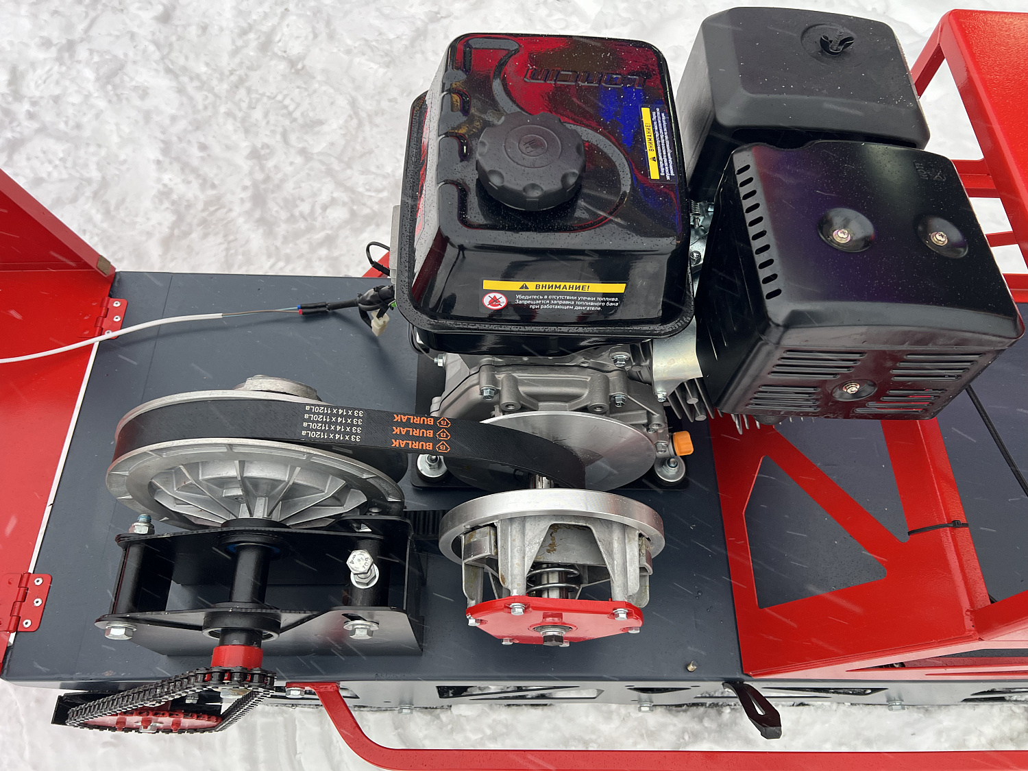 Мотобуксировщик EX-MOTO SNOWDOG S500 15л.с в Саранске