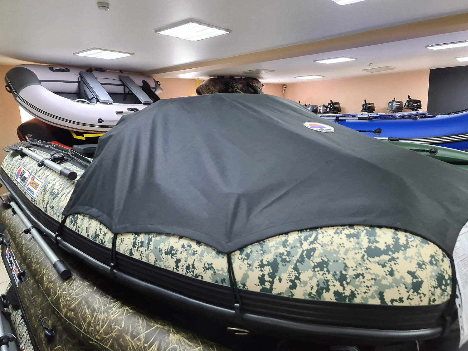 КОМПЛЕКТ НОСОВОГО ТЕНТА К ЛОДКЕ SMARINE AIR MAX 330 ЧЕРНЫЙ в Саранске