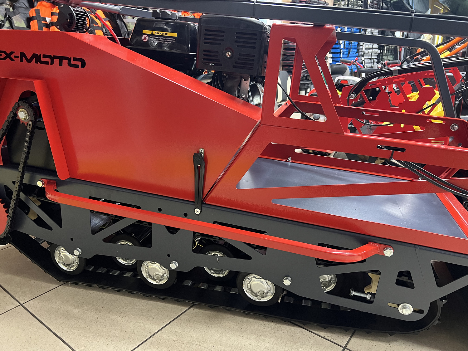 Мотобуксировщик EX-MOTO SNOWDOG S500 15л.с в Саранске