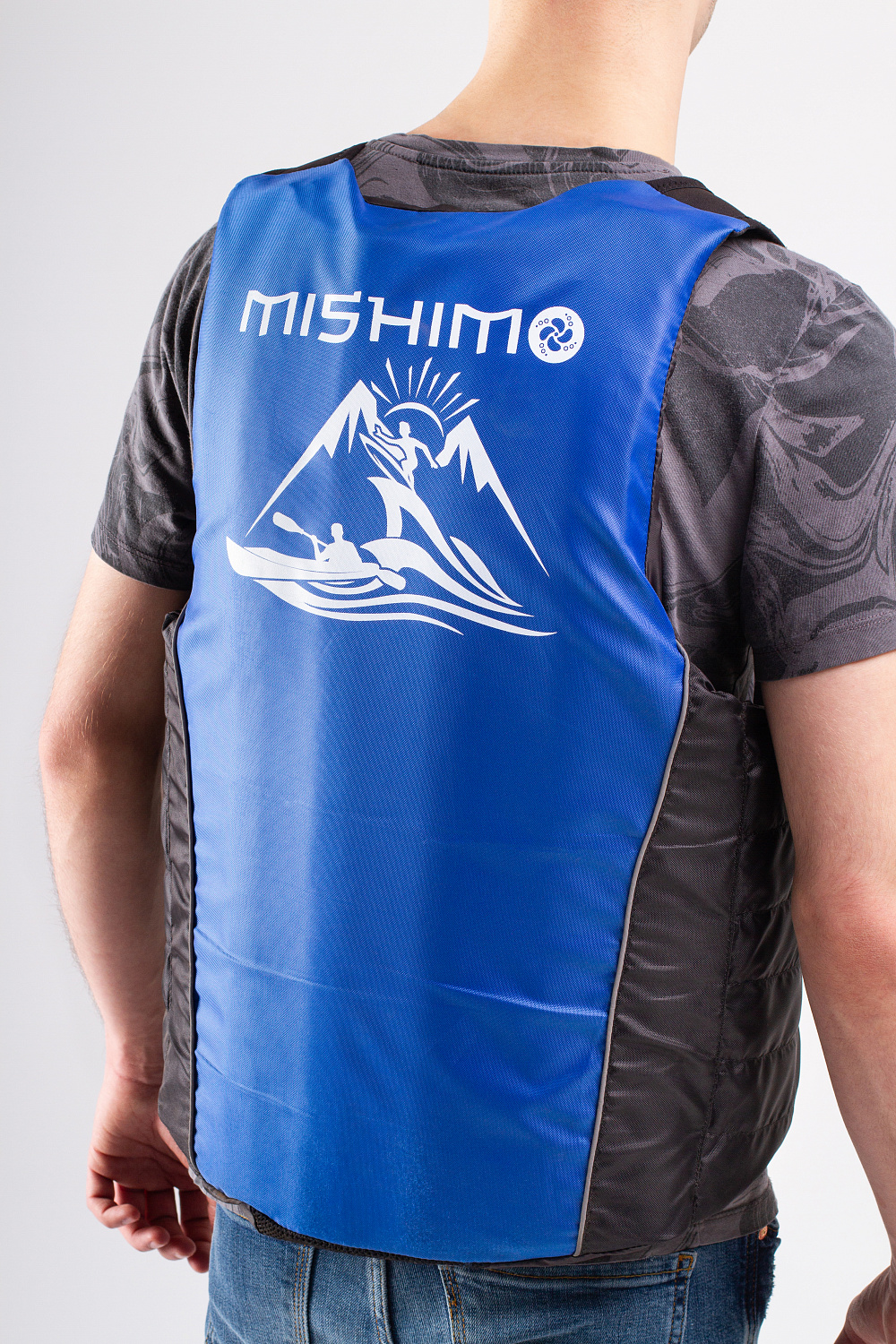 Жилет спасательный MISHIMO PRO Премиум качества Черно-синий в Саранске